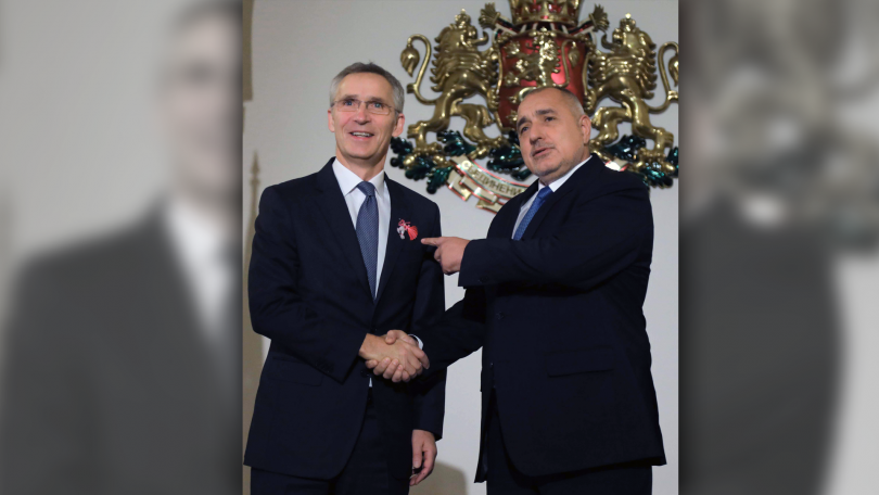 nato secretary general jens stoltenberg visits bulgaria