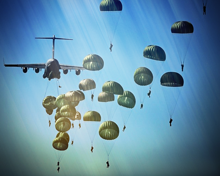 nato begins airborne training exercise