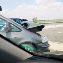 снимка 1 Three car accidents close traffic at section of Trakia motorway