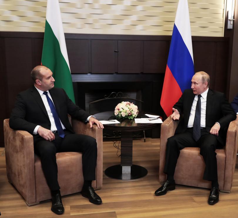 Presidents of Bulgaria and Russia, Rumen Radev and Vladimir Putin, Met in Sochi