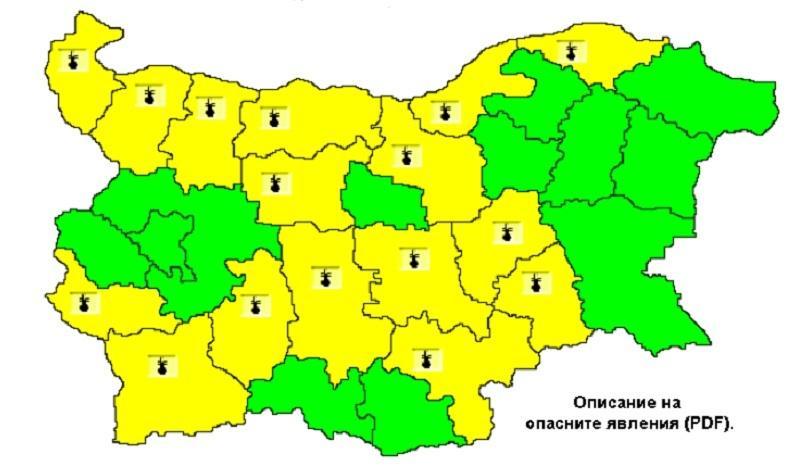 Hot weather alert issued for 16 districts in Bulgaria for August 8