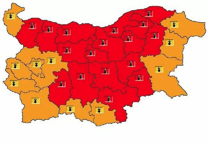 code red issued much bulgaria over excessively hot weather july