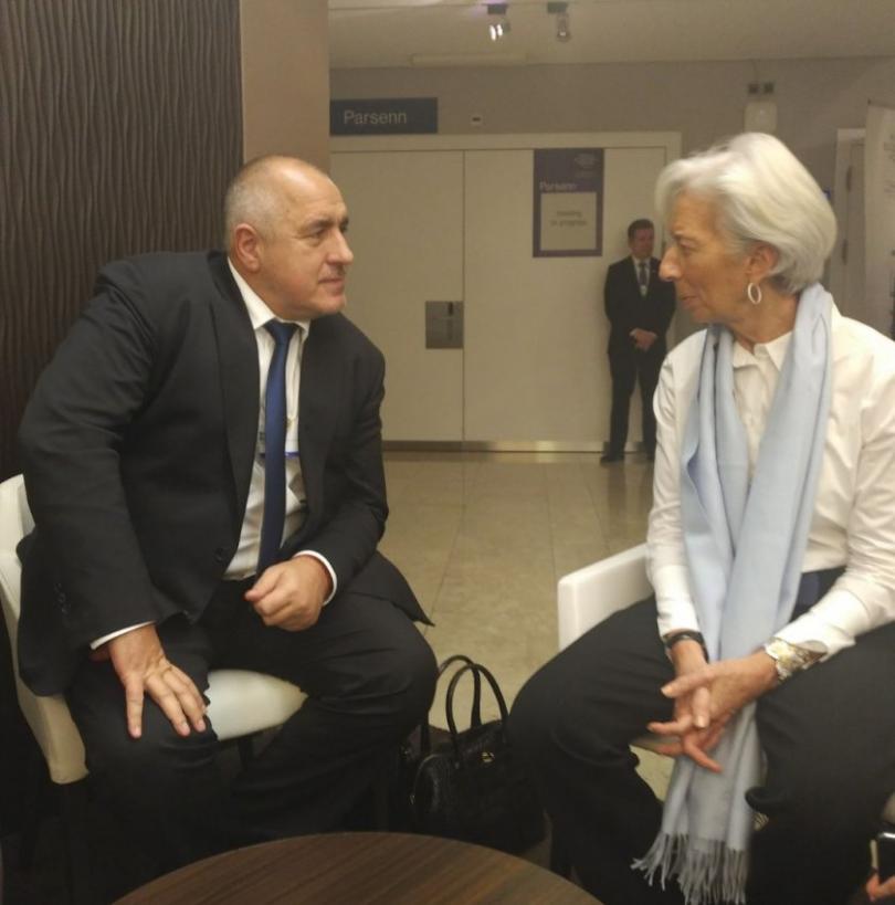 Bulgaria’s PM held talks with the President of the European Central Bank