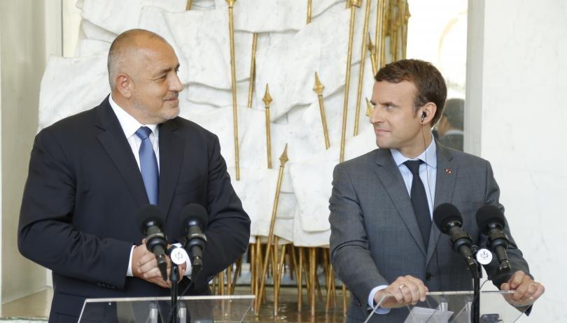 Bulgarian PM Borissov held talks with French President Emmanuel Macron