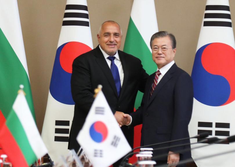 Bulgarias Prime Minister met South Koreas President
