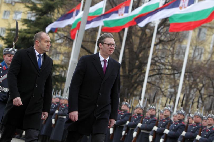 21-Gun Salute Perfomed in Honour of Serbia’s President Arrival in Sofia