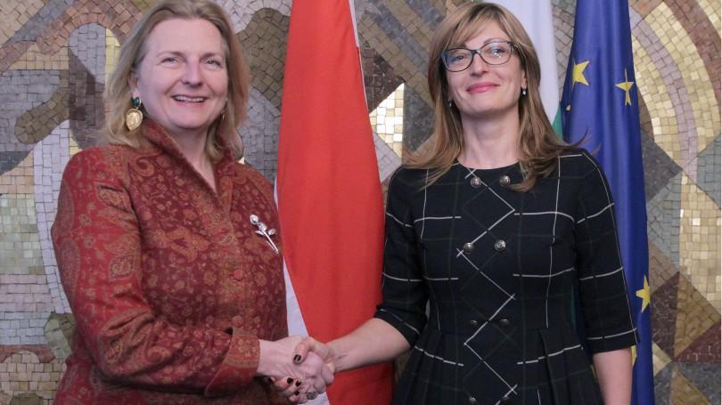Austria’s Foreign Minister Kneissl on a Visit to Bulgaria