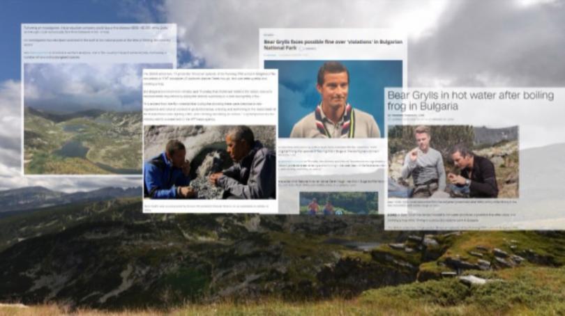 Bear Grylls paid 12,800 BGN fine over violations during filming in Bulgaria
