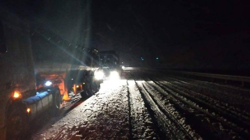 road conditions remain complicated across bulgaria because snow