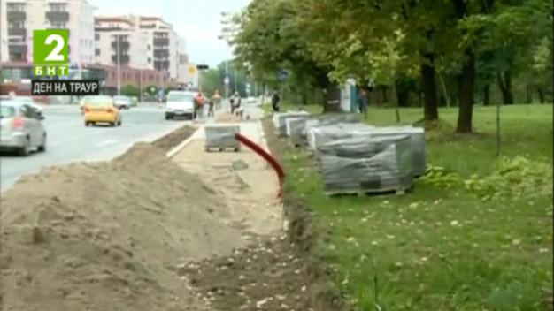 Строят нова пешеходна зона до Братската могила в Пловдив