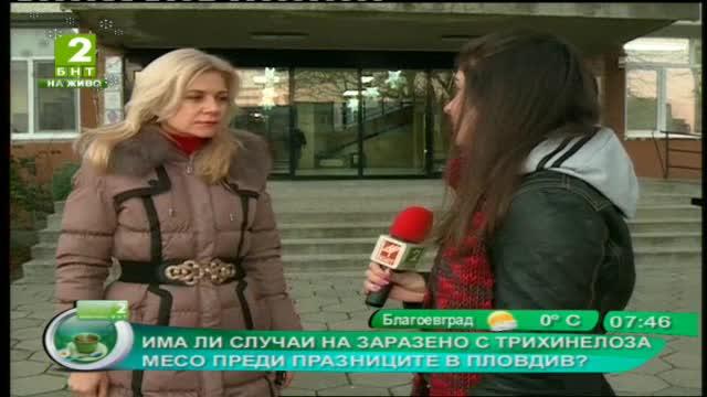 Има ли случаи на заразено с трихинелоза месо преди празниците в Пловдив