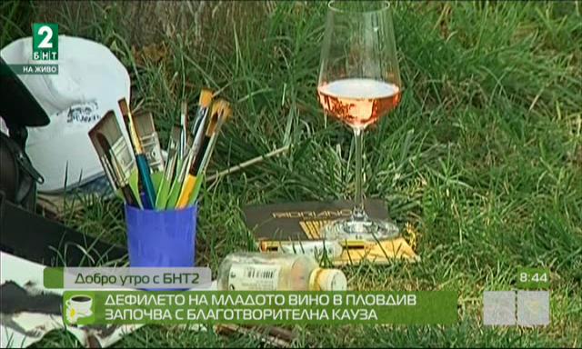 Дефилето на младото вино в Пловдив започва с благотворителна кауза