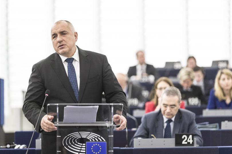 PM Borissov Presented Bulgarian Presidency Priorities at the European Parliament
