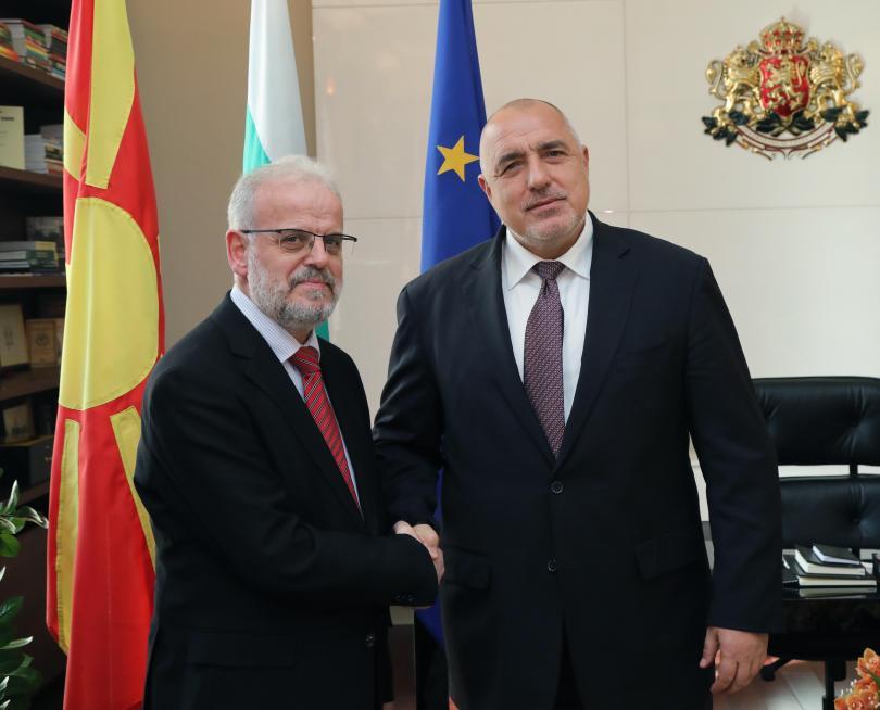 Prime Minister Borissov met the Speaker of North Macedonias Parliament