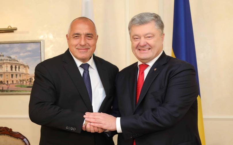 prime minister borissov met president ukraine petro poroshenko