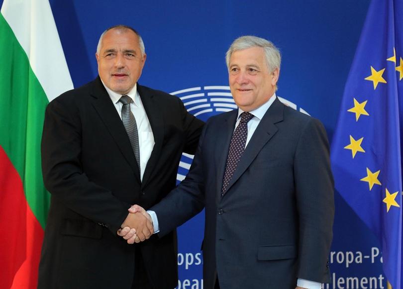 PM Borissov to Antonio Tajani: Our successes are yours as well