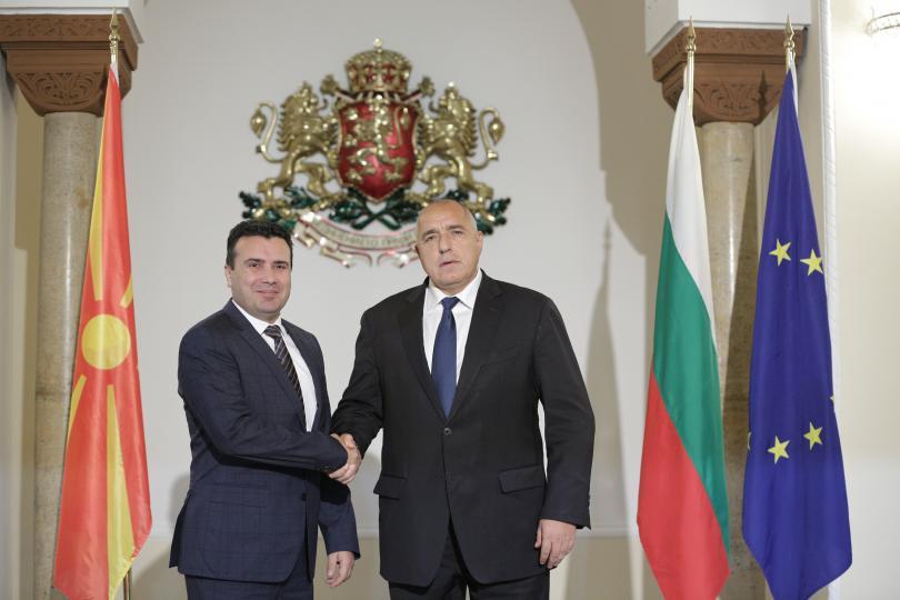 Bulgaria’s PM Borissov met with his Macedonian counterpart Zaev