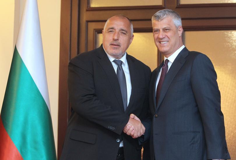 bulgaria’s prime minister boyko borissov visit kosovo