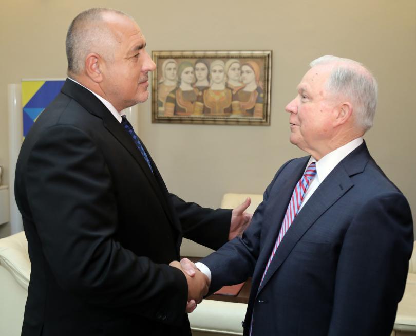 Bulgaria’s PM Boyko Borissov Met with US Attorney General, Jeff Sessions