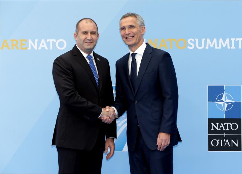 Bulgaria’s President at the NATO summit in Brussels