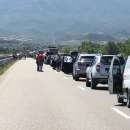 снимка 1 Long queues of vehicles at Bulgaria’s border with Greece all day long