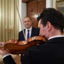 снимка 1 President Radev awarded Honorary Sign to world famous violinist Svetlin Russev