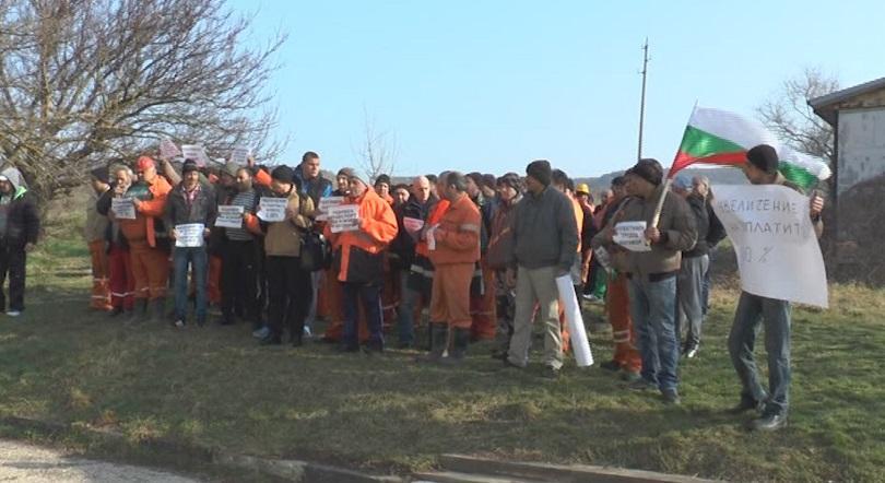 miners bulgaria’s obrochishte mine hunger strike