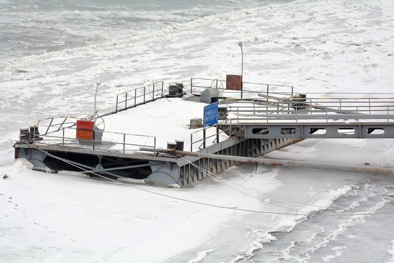 danube river froze rousse