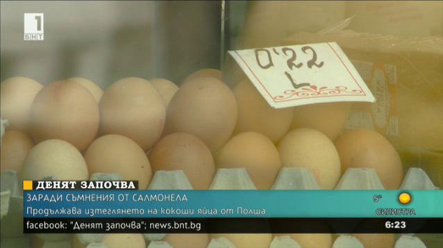 Продължават да изтеглят полски яйца след съмнения за салмонела