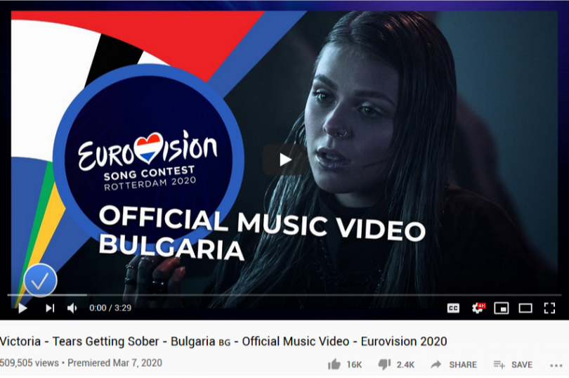 Tears Getting Sober е най-успешната премиера на българска песен на Евровизия