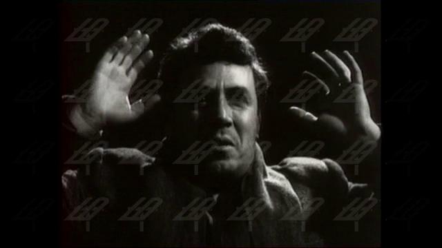 Георги Калоянчев в първия си ТВ филм „Русият и Гугутката”, 1964 година