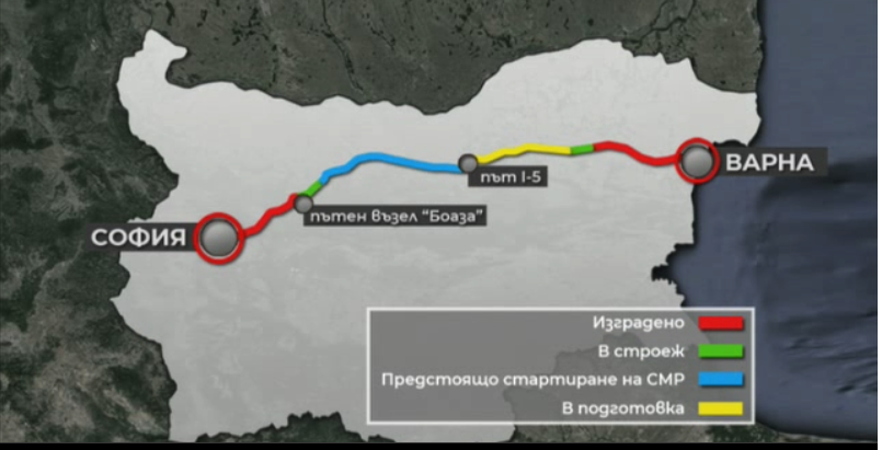 Construction of a new section of Hemus motorway starts