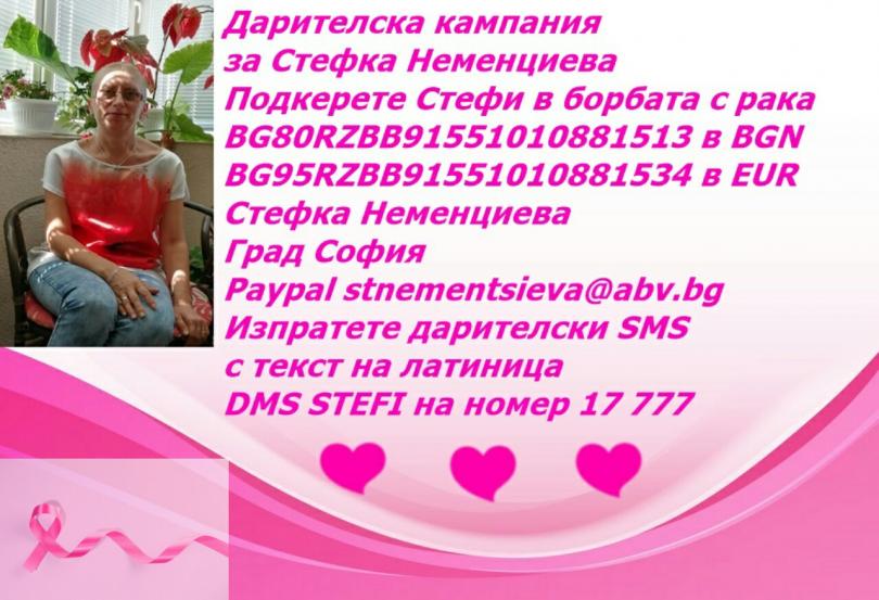 Да помогнем на Стефка Мирославова Неменциева