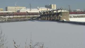 parts bulgaria’s longest river freeze