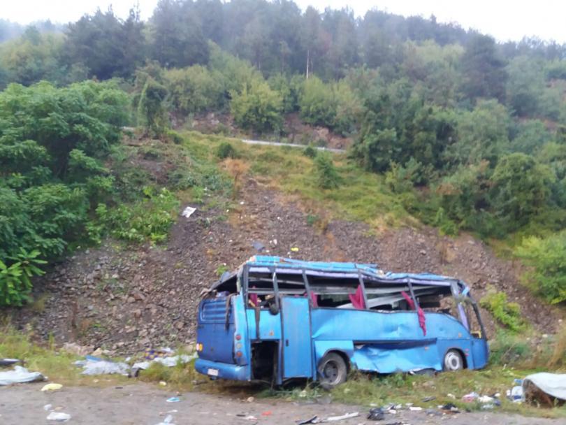 Sixteen dead in a serious bus crash near Bulgaria’s Svoge