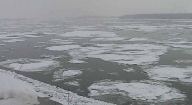 expanding ice floes bulgarian section danube