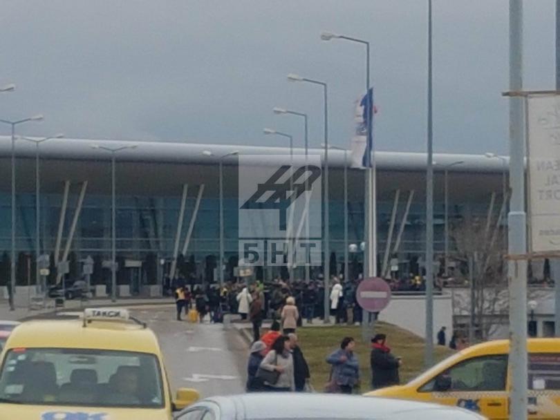 hoax bomb scare forces evacuation sofia airport