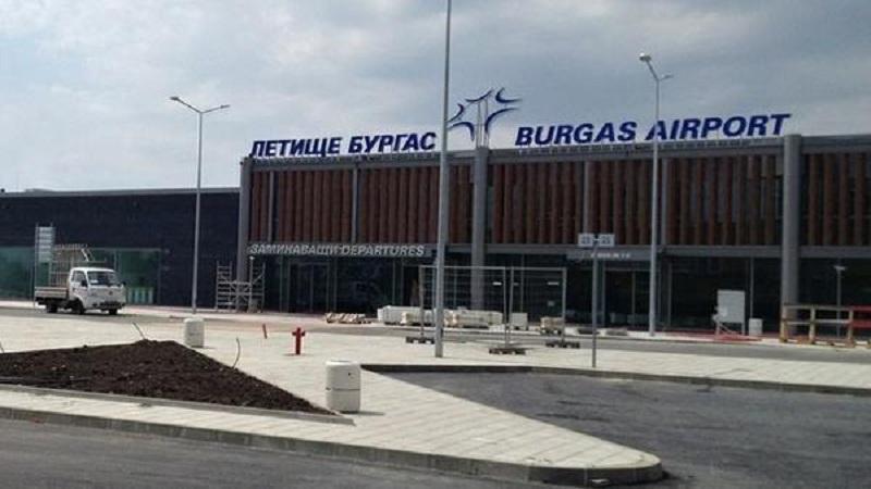 A Plane Goes off Runway at Bourgas Airport