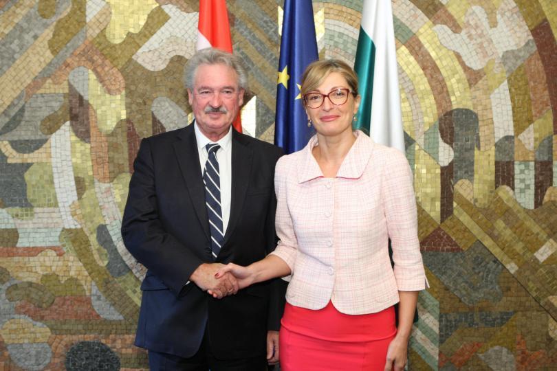 Luxembourg Foreign Minister is on a visit to Bulgaria