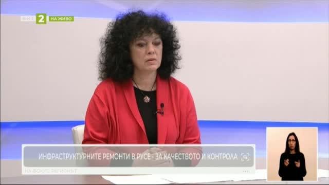 Инфраструктурните ремонти в Русе - зам.-кметът Магдалина Илиева