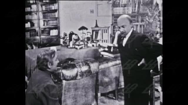 Наум Шопов в ролята на Ленин, 1970 година