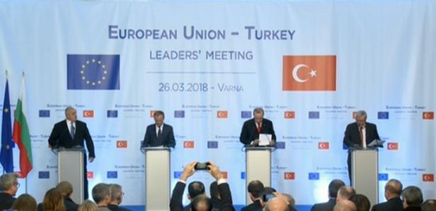 EU-Turkey Leaders Meeting in Varna - Press Conference