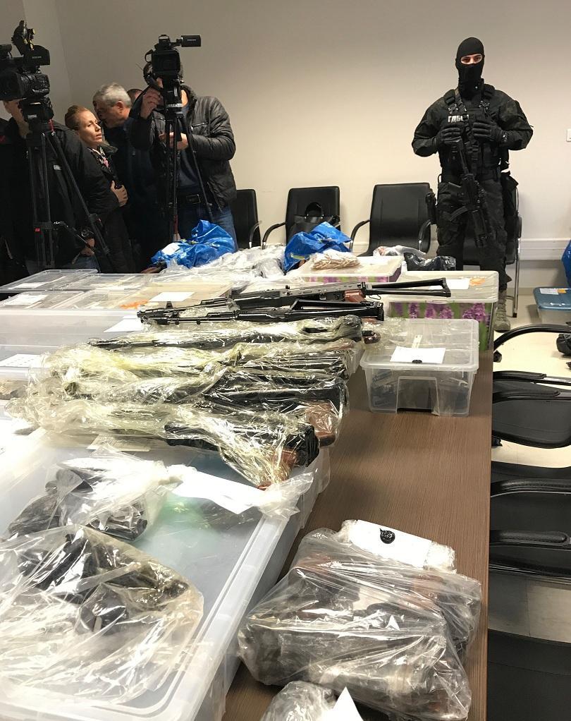 Weaponry and ammunition found in illegal depot in Sofia
