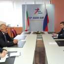 снимка 1 Bulgarian PM Borissov and Russian PM Medvedev discuss energy topics in Brussels