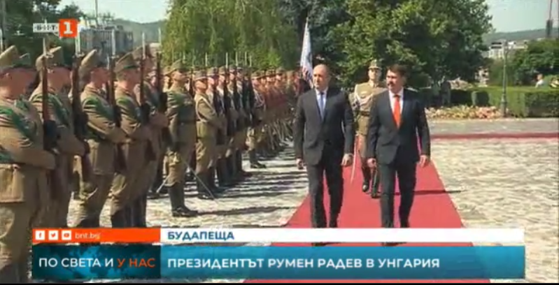 Bulgaria’s President Radev met his Hungarian counterpart János Áder