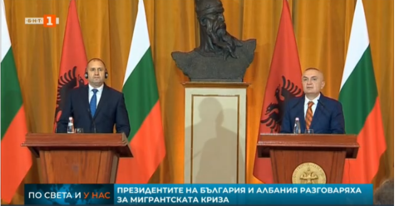 presidents bulgaria albania support peaceful dialogue migration crisis