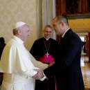 снимка 1 Bulgaria’s President Roumen Radev Received in Audience by Pope Francis