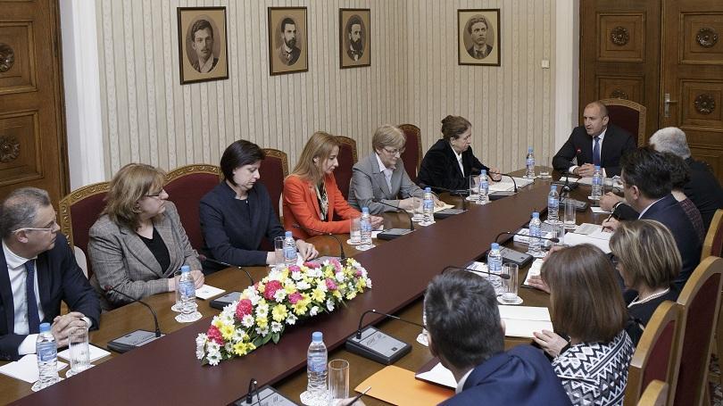 President Radev met with the management of the Central Election Commision