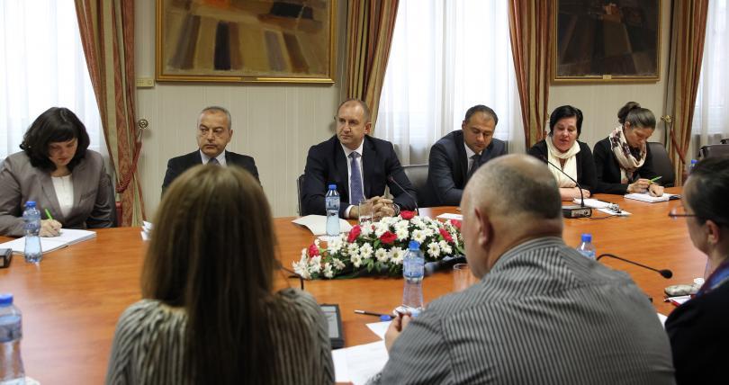 President Rumen Radev met with medical specialists