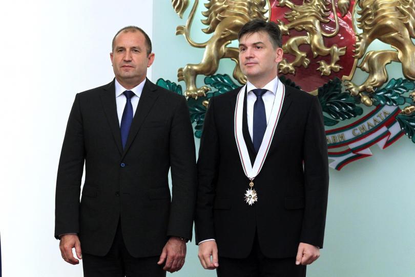 bulgaria’s president awarded slovak ambassador highest state order